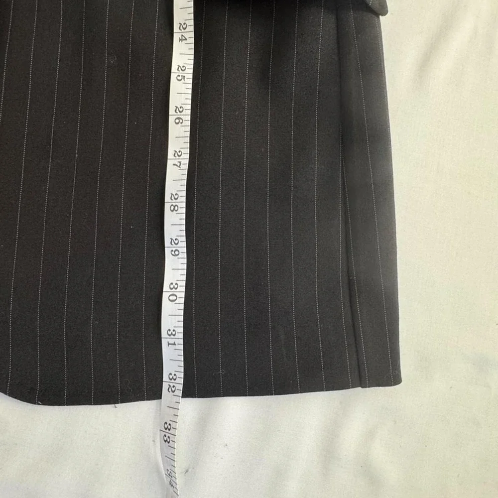 Vintage Dolce and Gabbana 6-button pinstripe blazer